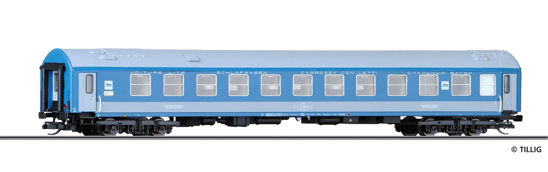 tl16740G_0 Tillig 16740 - Schlafwagen MAV Ep.IV TT 1:120