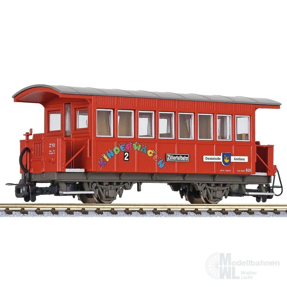 Liliput 344357 - Personenwagen Zillertalbahn B 20 Gemeinde Aschau Ep.VI H0e