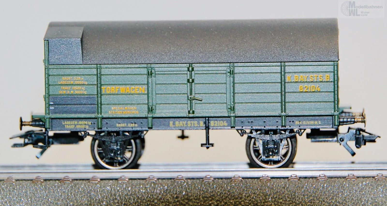 Märklin 45094 - MÄRKLIN - Torf-Munitionswagen K.Bay.Sts.B. Ep.I H0/WS