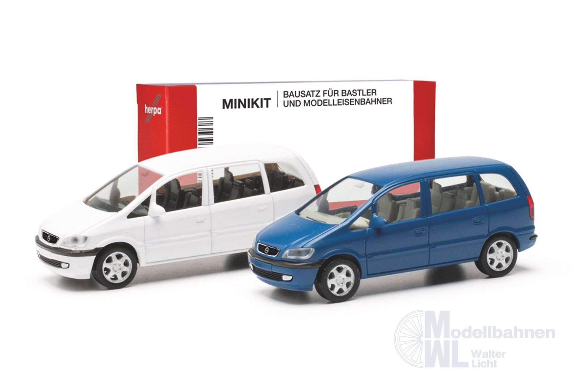 Herpa 013932 - Minikit Opel Zafira 2 Stück H0 1:87 Herpa 013932 - Minikit Opel Zafira 2 Stück H0 1:87