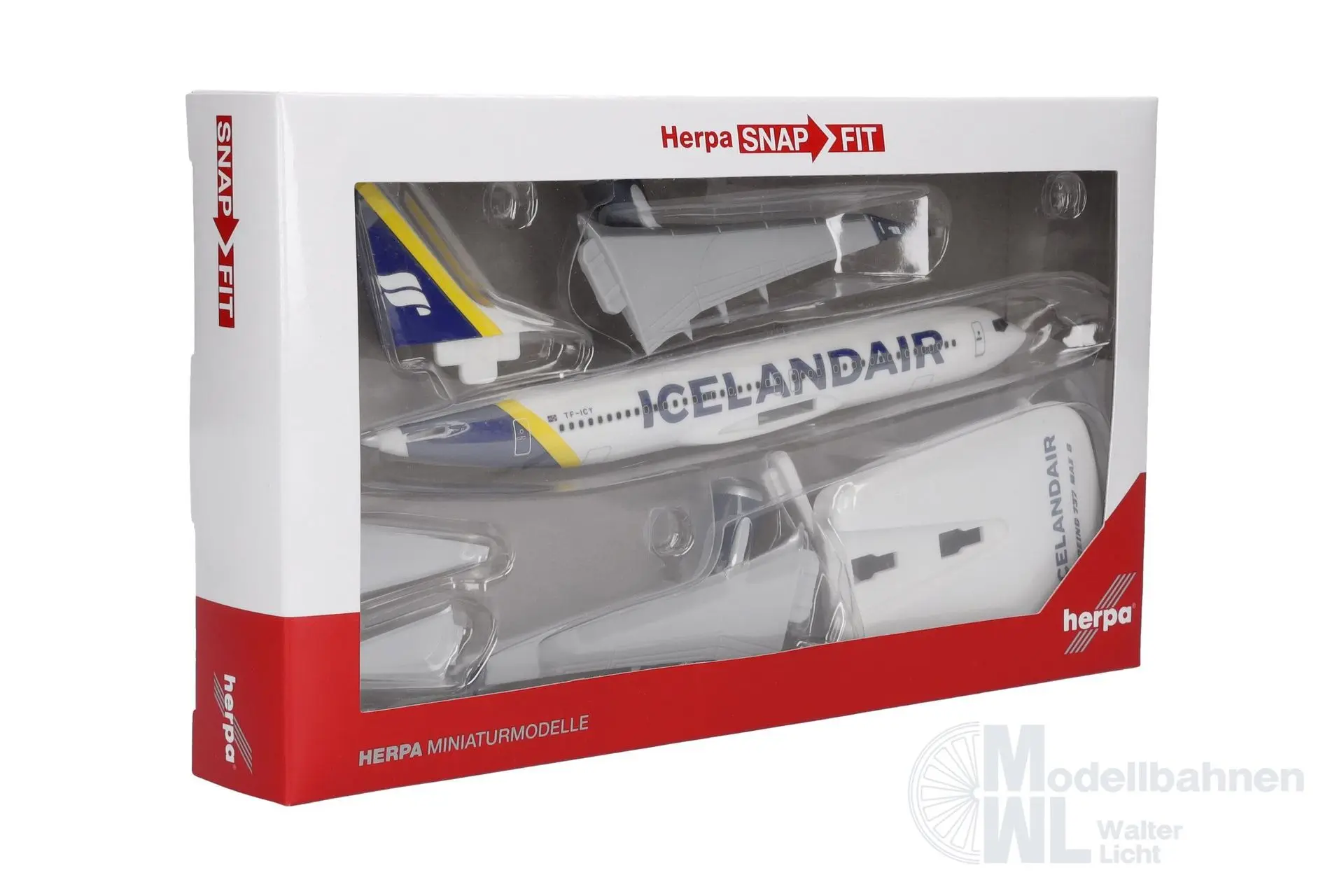 Herpa 614641 - Boeing 737 Max 8 Icelandair yellow 1:200