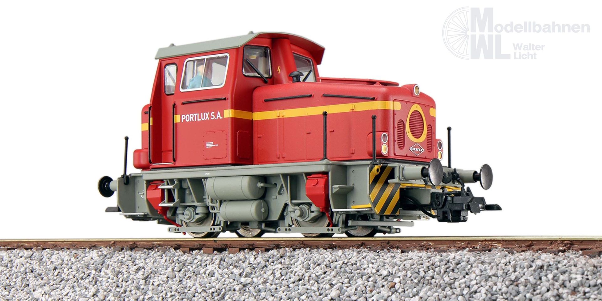 ESU 31446 - Diesellok KG 230 Portlux SA Ep.IV rot H0/GL/WS Sound ESU 31446 - Diesellok KG 230 Portlux SA Ep.IV rot H0/GL/WS Sound