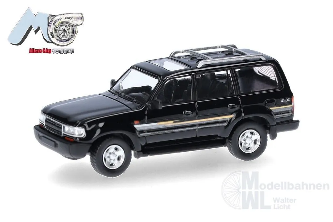 Herpa 87MC000124 - Toyota Landcruiser 80, schwarz (black) H0 1:87