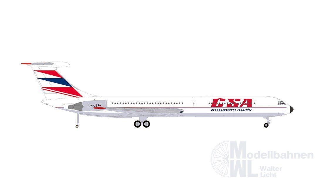 Herpa 574174 - Ilyushin IL-62M CSA 1:200