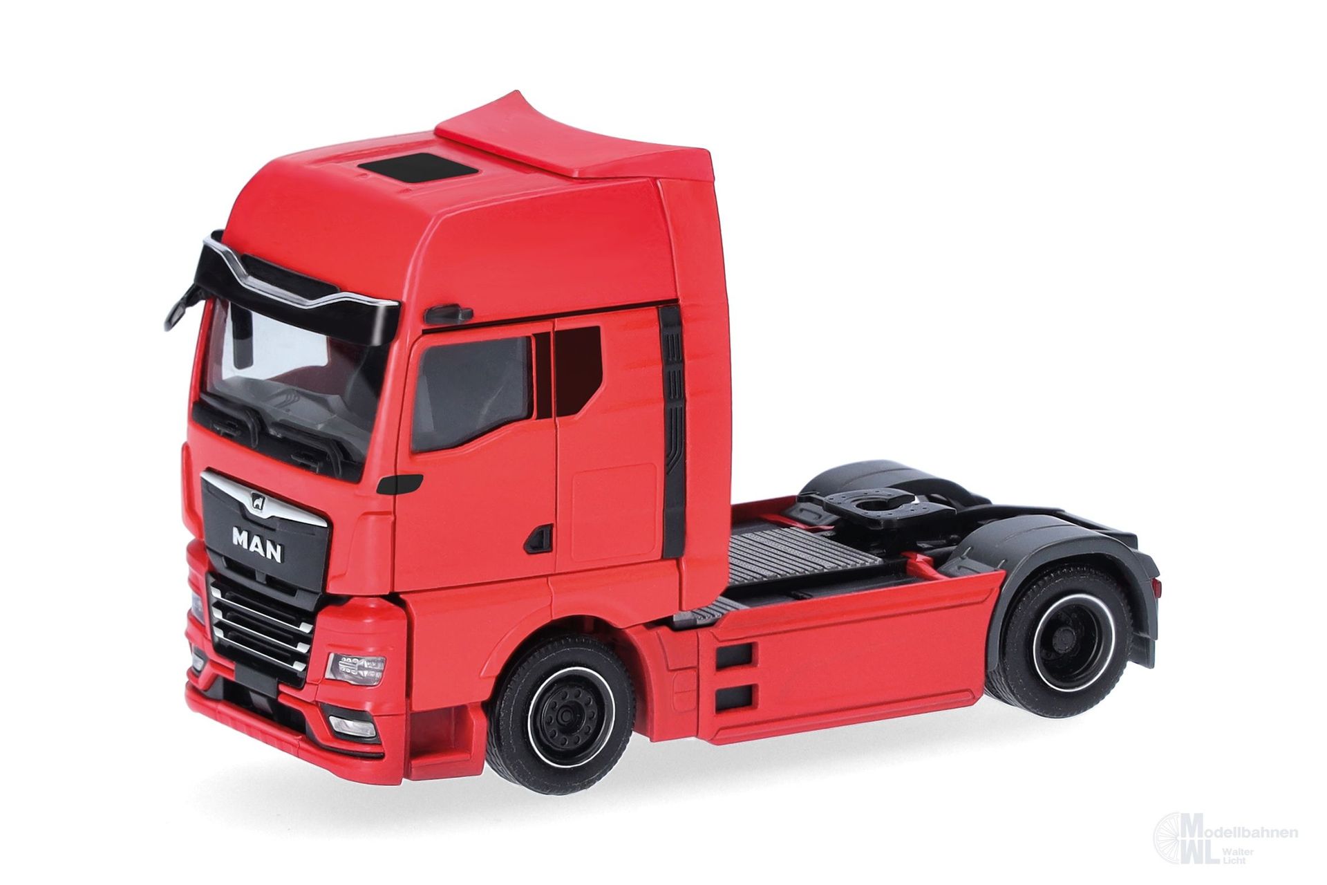 Herpa 319751 - MAN eTGX GX Zugmaschine 2-achs rot H0 1:87 Herpa 319751 - MAN eTGX GX Zugmaschine 2-achs rot H0 1:87