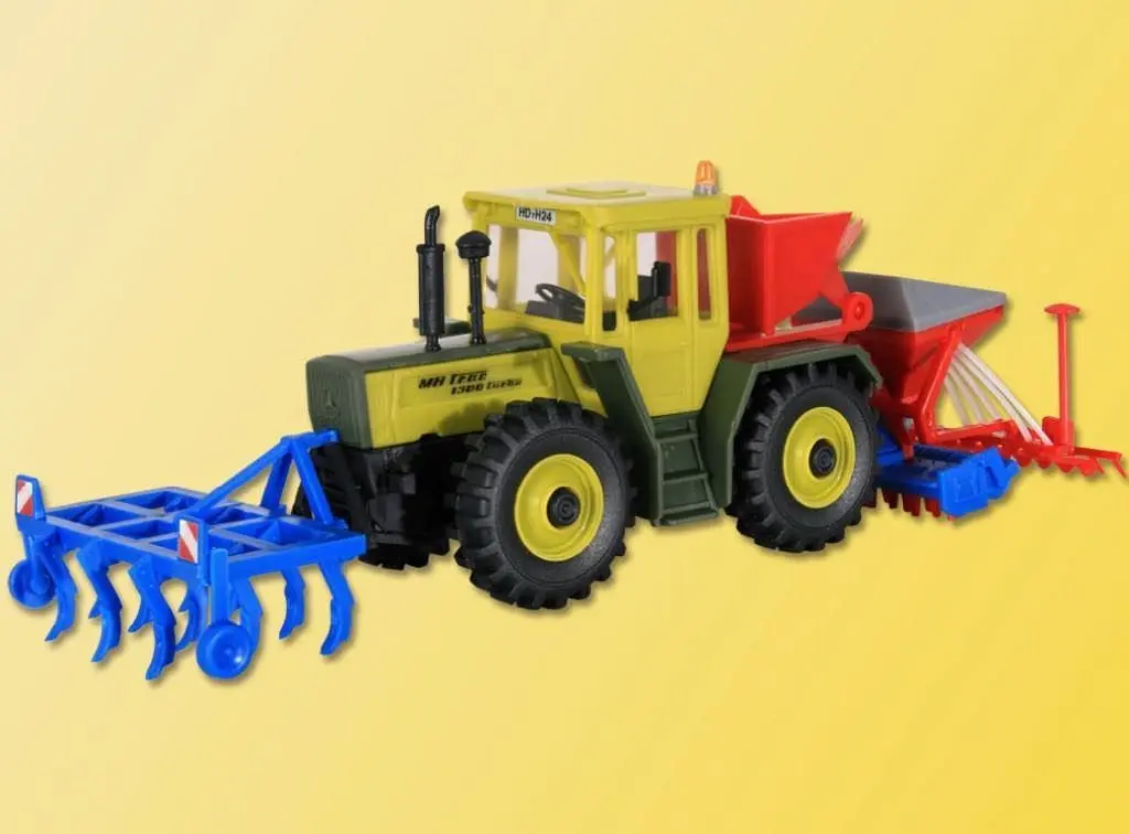 Kibri 10702 - Mercedes-Benz Trac mit Säkombination H0 1:87