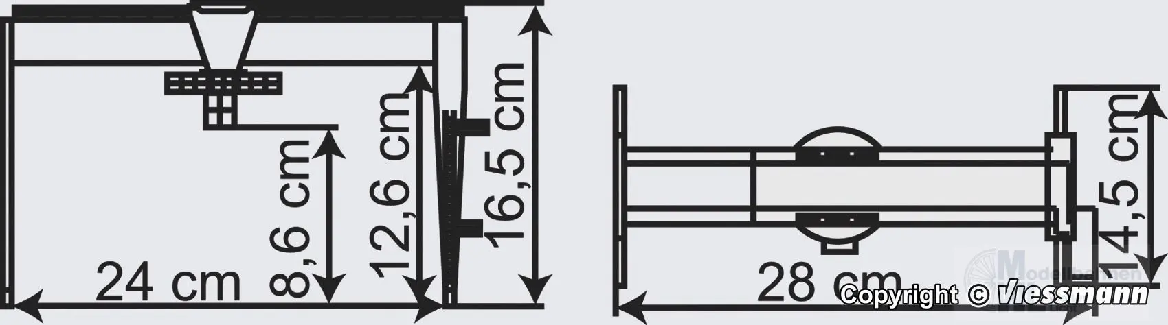 Vollmer 45624 - Containerkran H0 1:87