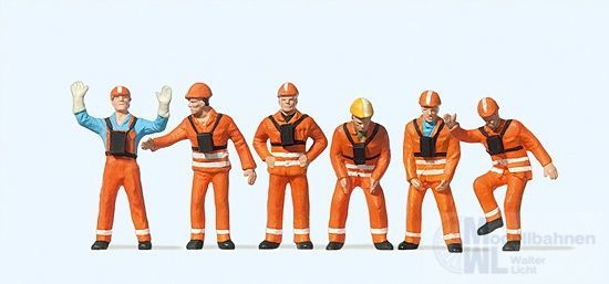 Preiser 10245 - Rangierpersonal DB H0 1:87