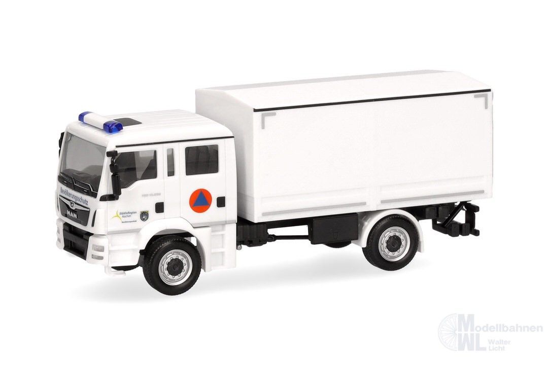 Herpa 098564 - MAN TGM Mehrzweckkraftwagen Katastrophenschutz Aachen H0 1:87