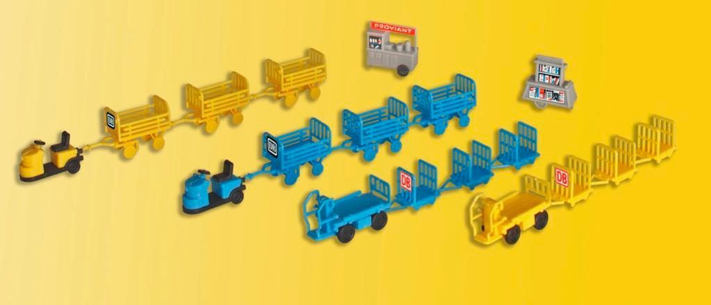 Kibri 37530 - Deko-Set Gepäckwagen N 1:160