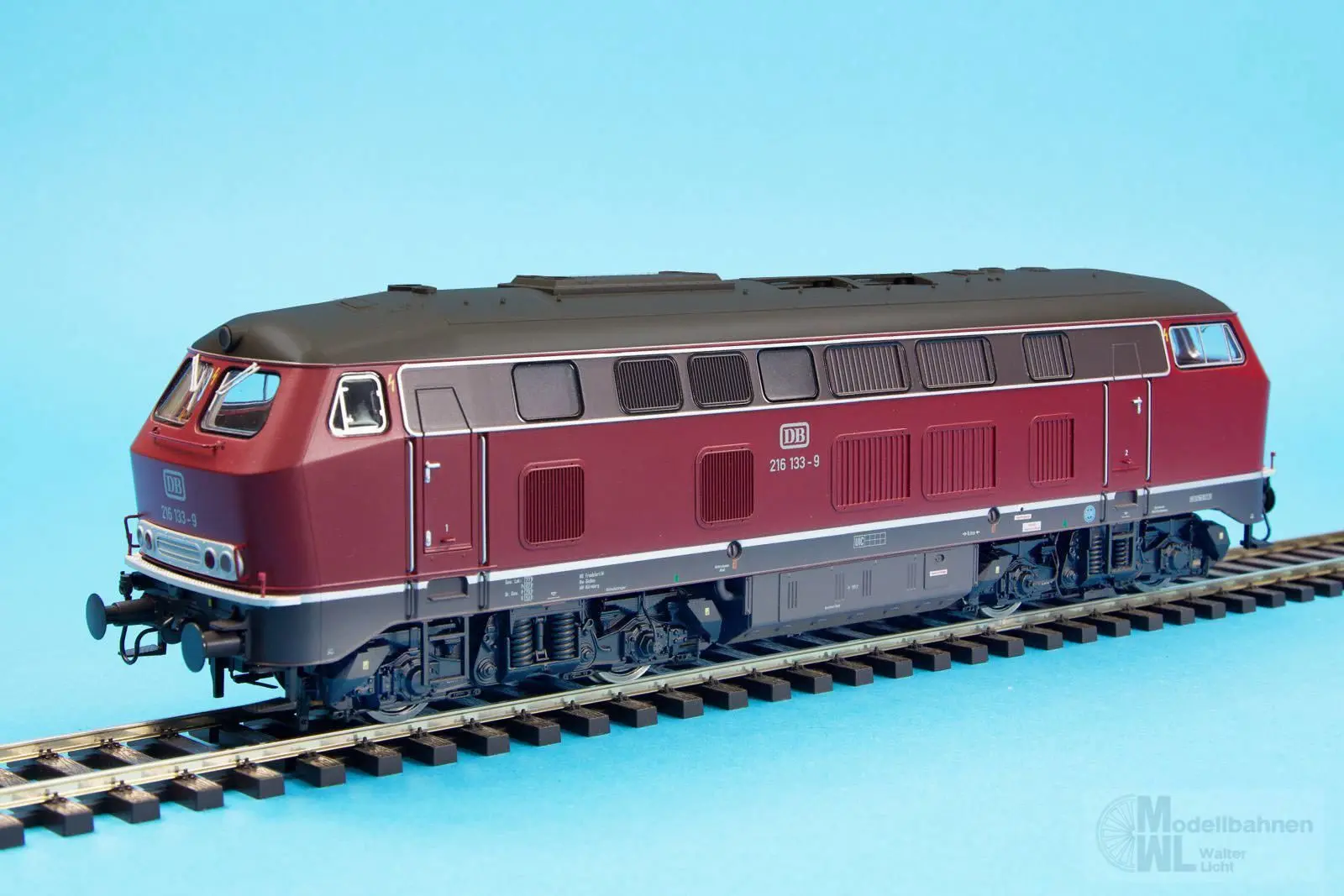Lenz 40161-01 - Diesellok BR 216 133-9 DB Ep.IV purpurrot RAL3004 Spur 0