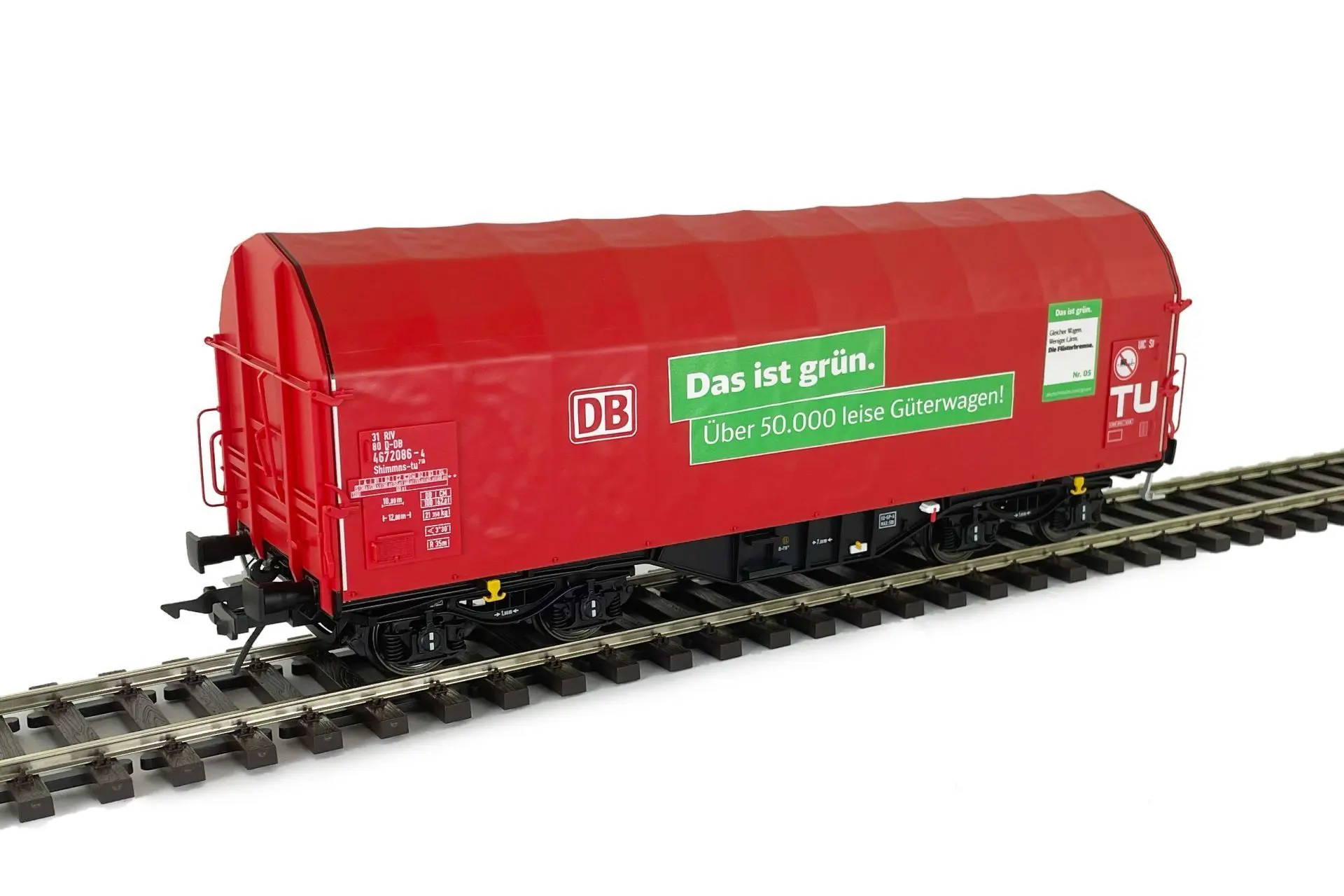 Lenz 42261-04 - Schiebeplanenwagen DB Ep.VI Shimmns-tu 718 Spur 0