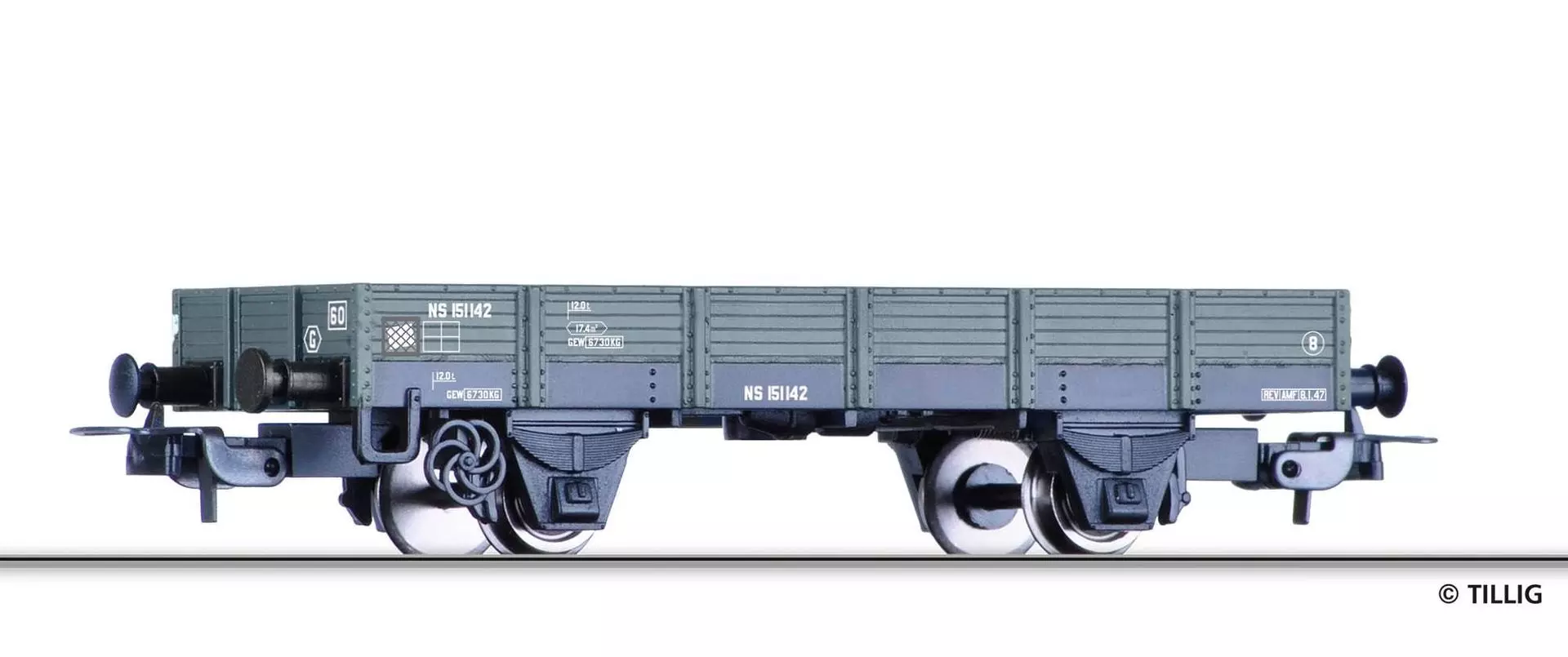 Tillig 76899 - Niederbordwagen NS Ep.III H0/GL