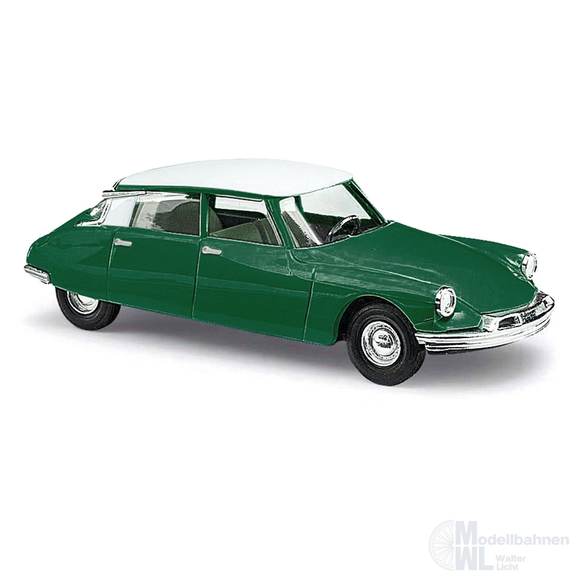 Busch 48020 - Citroën DS19 zweifarbig dunkelgrün / Dach weiß H0 1:87 Busch 48020 - Citroën DS19 zweifarbig dunkelgrün / Dach weiß H0 1:87