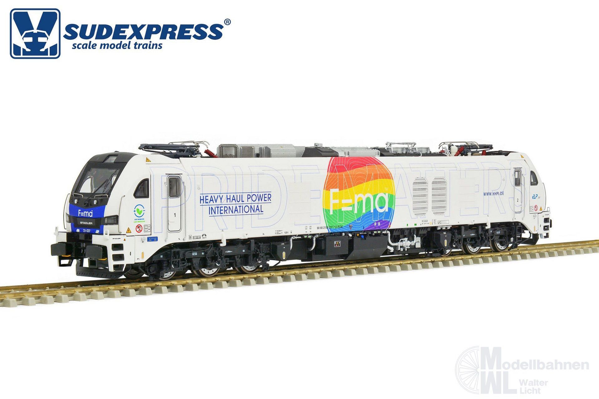 Sudexpress S1592378 - Zweikraftlok BR 159 / EuroDual HHPI Ep.VI H0/WS Sound