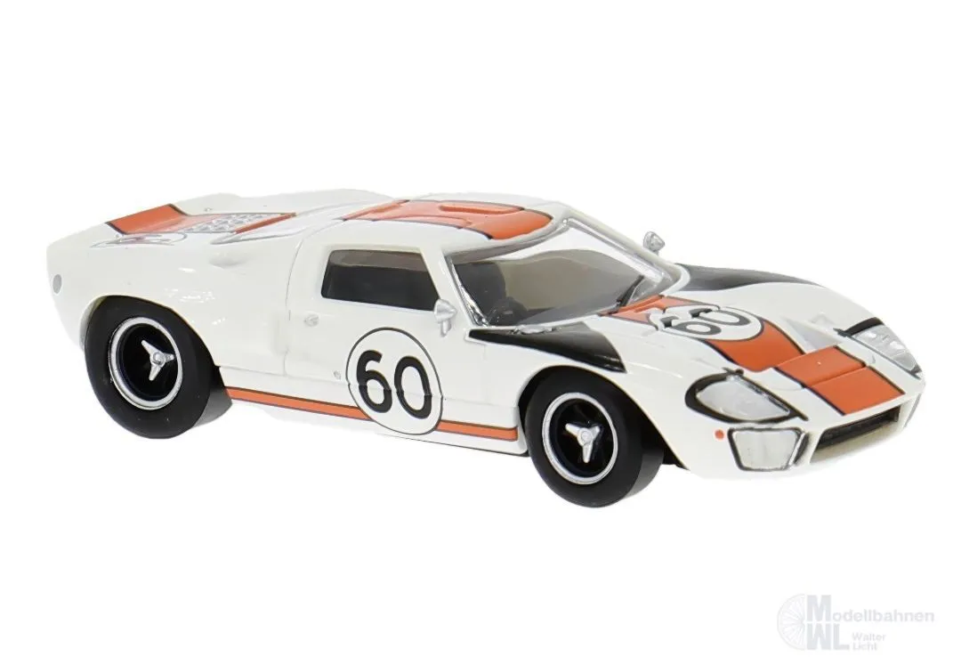 Brekina 18557 - Ford GT 40 LeMans 1966 mit Neerpasch/Ickx did not finish H0 1:87