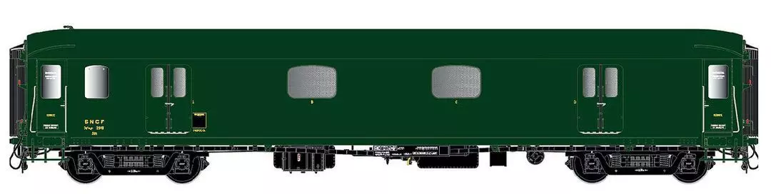 LS Models 31206 - Packwagen Dd4yi SNCF Ep.IIId H0/GL