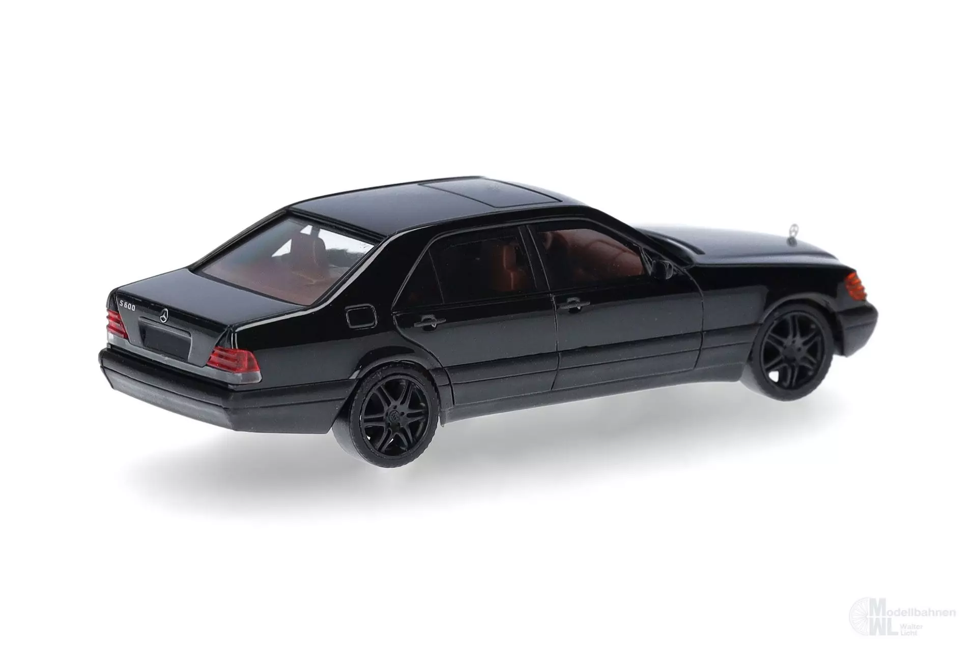 Herpa 020947-002 - Mercedes-Benz 600 SEL V12 schwarz H0 1:87