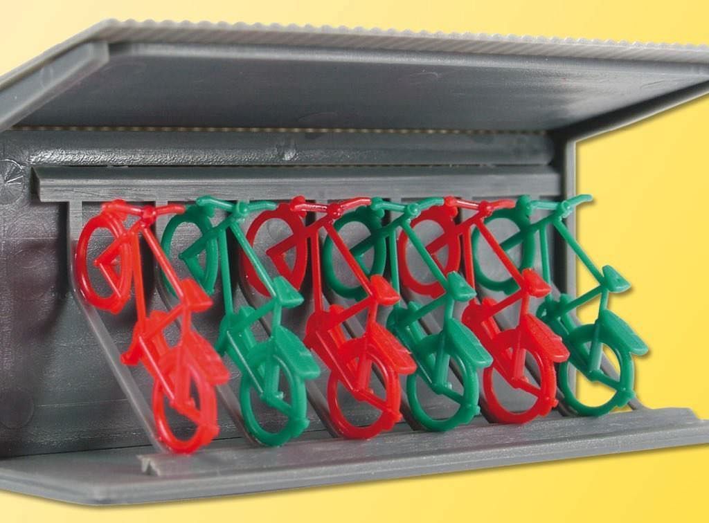 Kibri 38143 - Deko-Set Fahrradständer H0 1:87