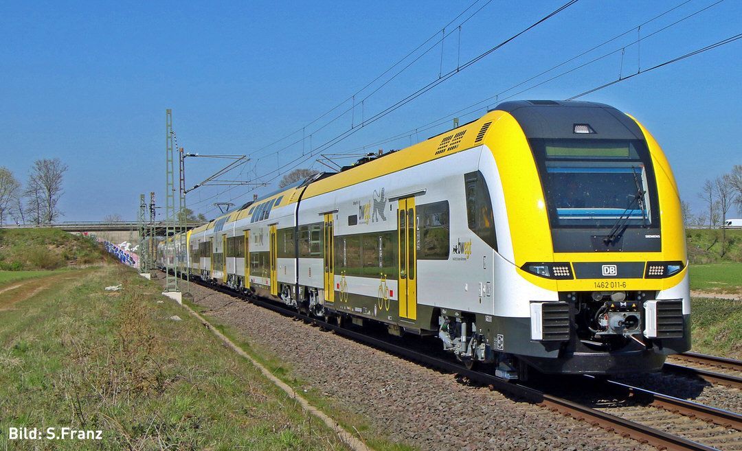 Jägerndorfer Modellbahn 73550 - Triebzug BR 1462 Desiro DB / Bewegt Ep.VI HC 4-tlg. N 1:160