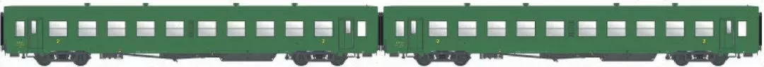 LS Models MW40029 - Personenwagen Set SNCF Ep.IIId USIBmyfi U61 2.Kl. 2.tlg. H0/GL