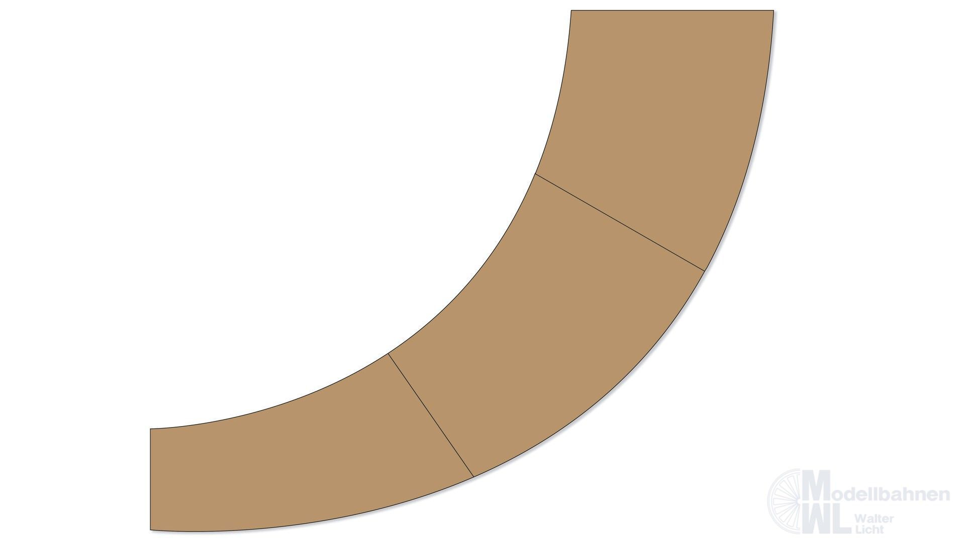 Noch 53881 - Easy-Track Bogenweichen-Set 671_672 H0 1:87