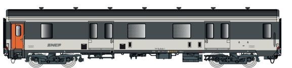 LS Models 31232 - Packwagen SNCF Ep.IV/V MC76 Dd2  Corail H0/GL