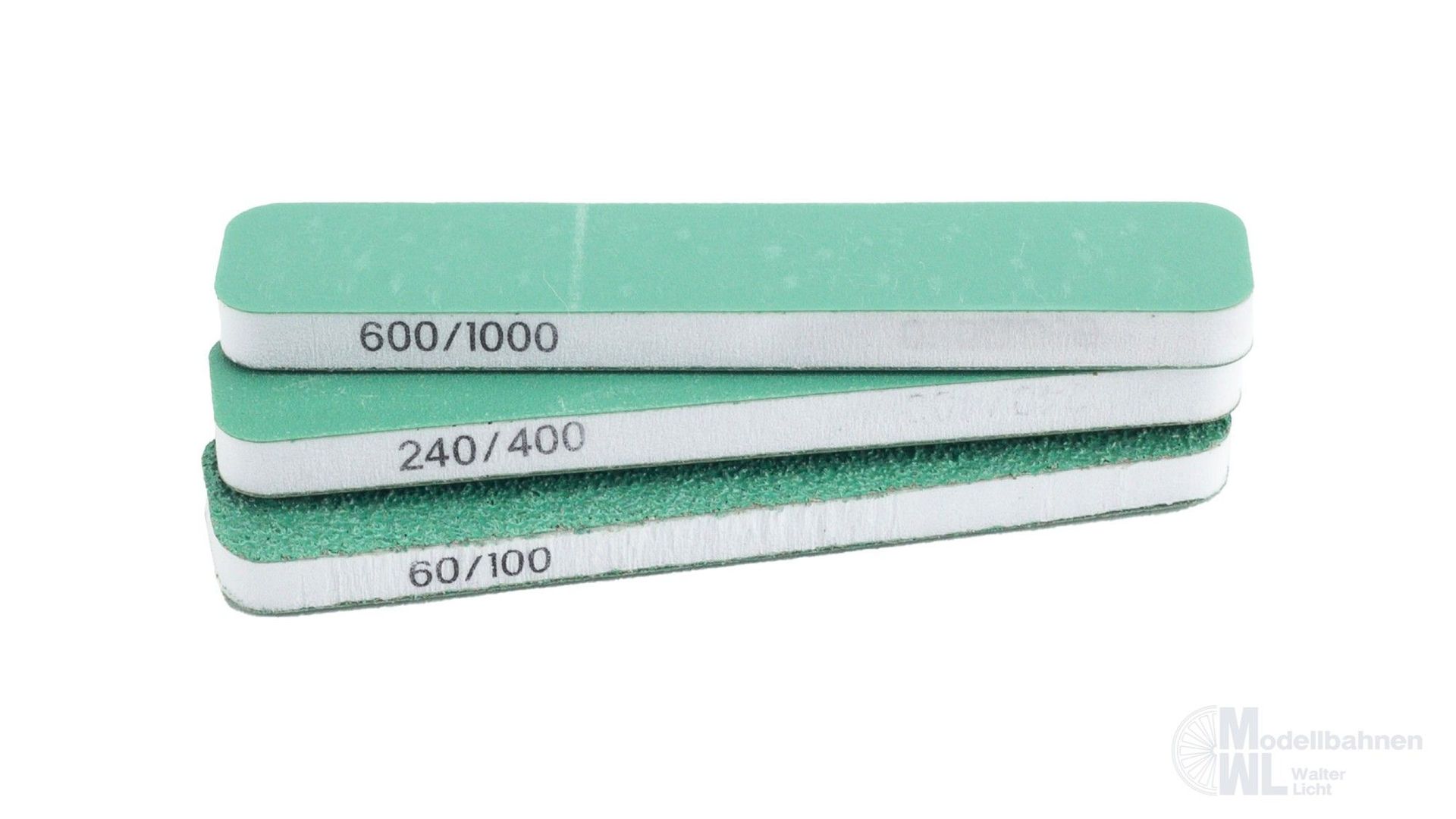 Noch 60079 - Flexi-Schleifpad-Set, 3 Stück (grob, mittel, fein) G/1/0/H0/H0m/H0e/TT/N/