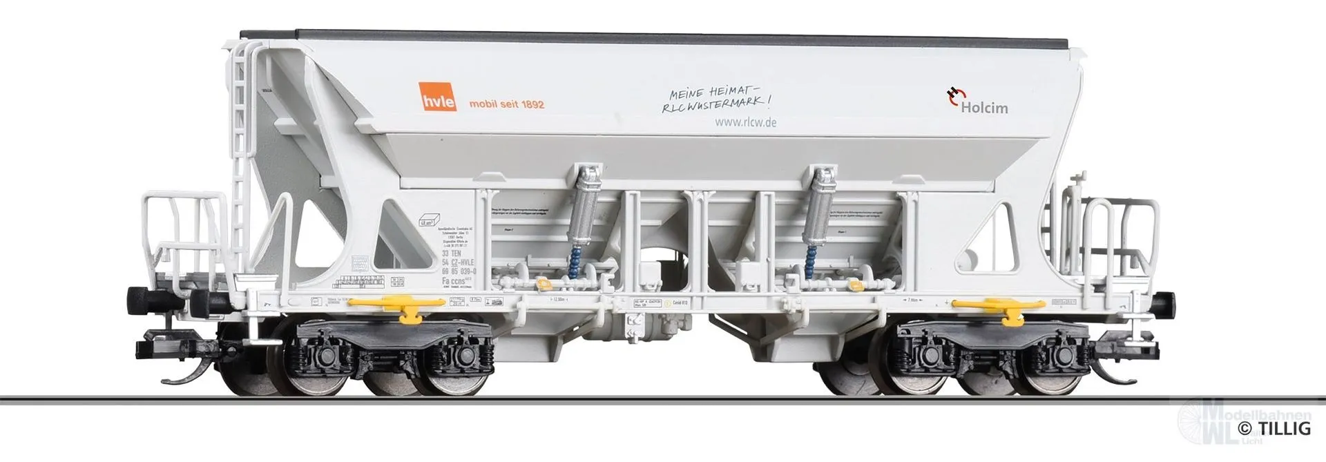 Tillig 15336 - Selbstentladewagen HVLE / Holcim Ep.VI TT 1:120
