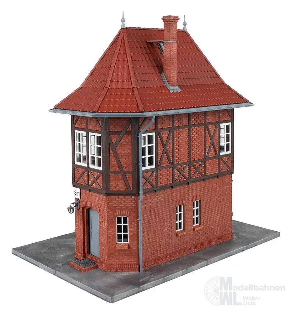 Pola 330883 - Stellwerk mit Fachwerk LGB 1:22,5