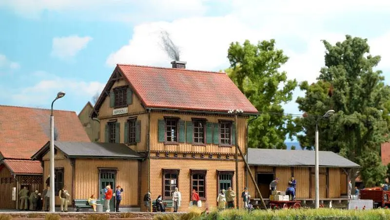 Busch 1468 - Bahnhof Kupferzell H0 1:87