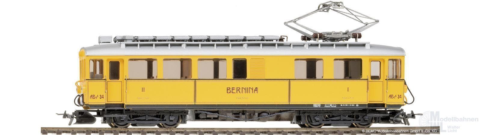 Bemo 1368164 - Nostalgietriebwagen ABe 4/4 34 RhB Ep.V H0m Digital