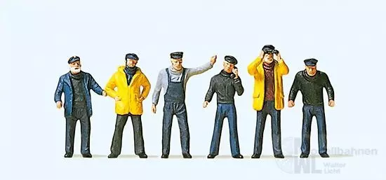 Preiser 10353 - Schiffsbesatzung H0 1:87