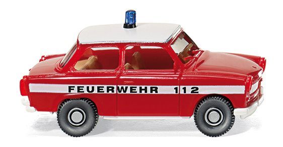 Wiking 086124 - Feuerwehr - Trabant 601 S H0 1:87