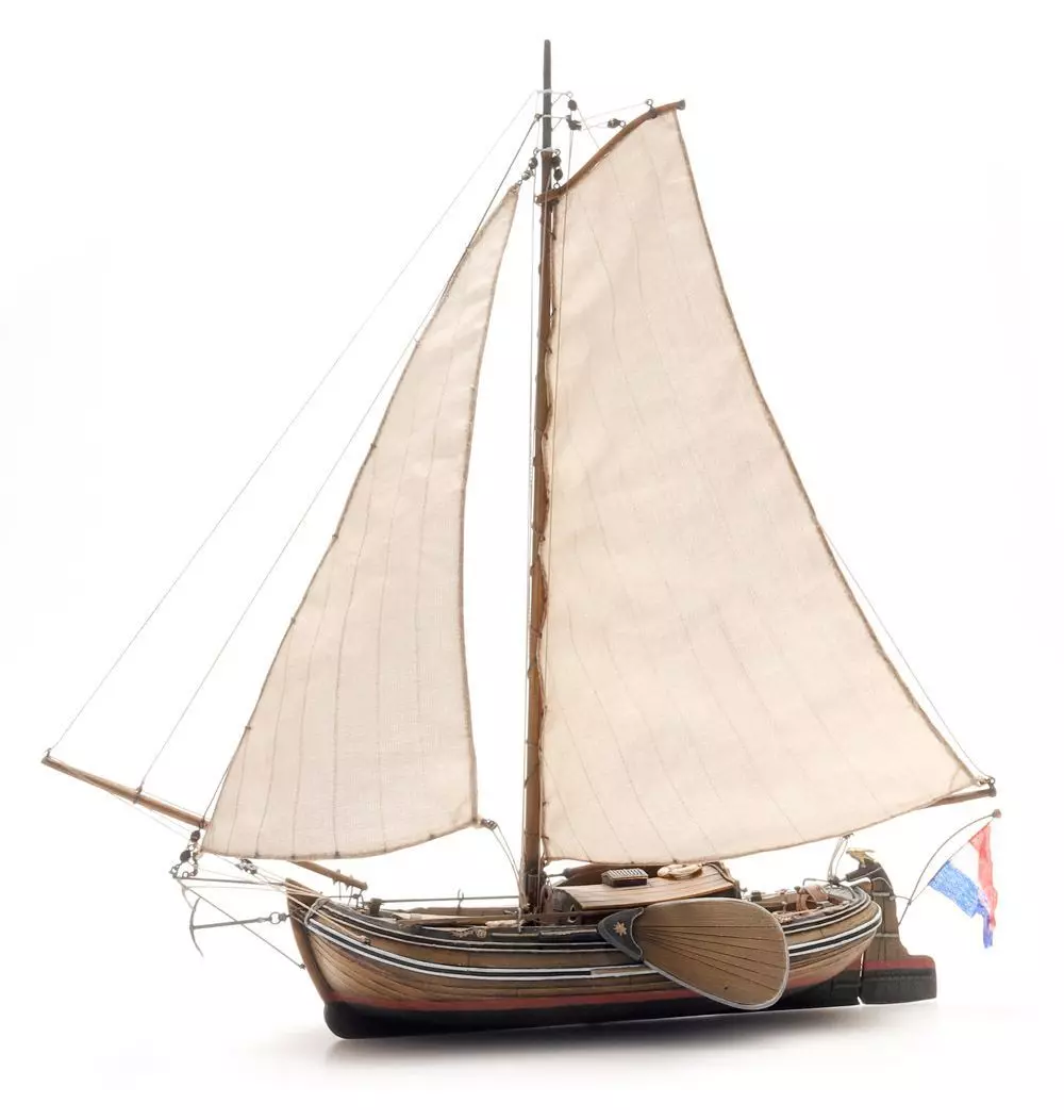 ARTITEC b.v. 50142 - Jachtschiff Boeier BAUSATZ H0 1:87