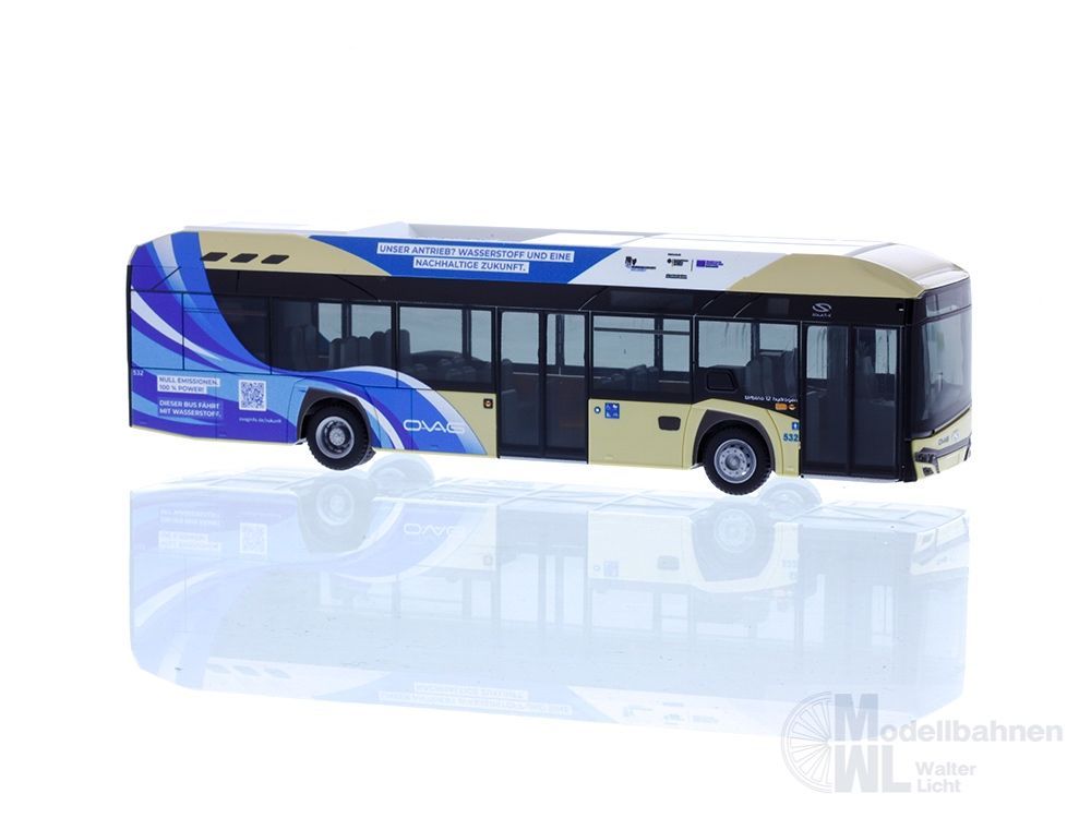 Rietze 77023 - Solaris Urbino 12´19 Hydrogen OVAG Gummersbach H0 1:87