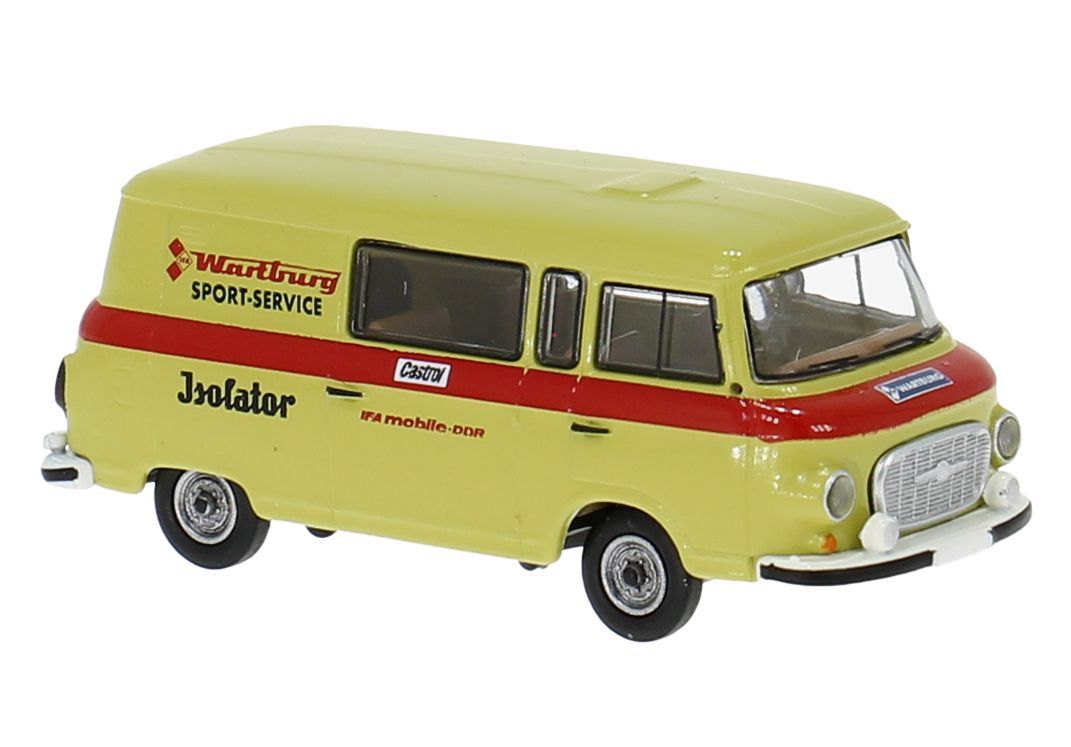 Brekina 30231 - Barkas B1000 Halbbus Wartburg Sport klassisch H0 1:87