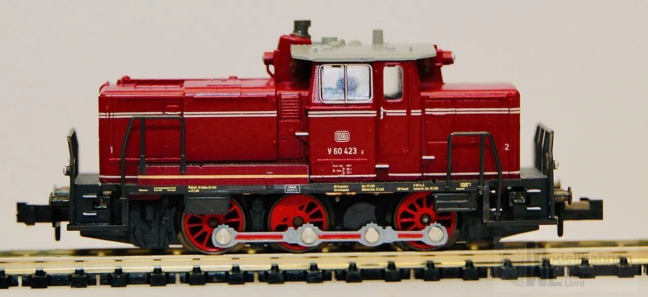 Trix 12624 - MINITRIX - Diesellok V60 423 DB Ep.III N 1:160