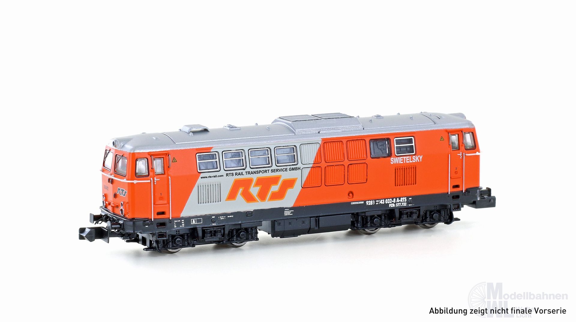 Jägerndorfer Modellbahn 60002_5 - Diesellok Rh 2043 RTS Ep.VI N 1:160 Sound