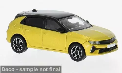 PCX-Models 870591 - Opel Astra gelb/schwarz 2021 H0 1:87