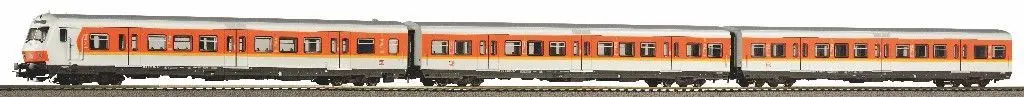 Piko 58388 - 3er Set x-wagen S-Bahn Nürnberg mit Steuerwagen DB Ep.IV H0/GL
