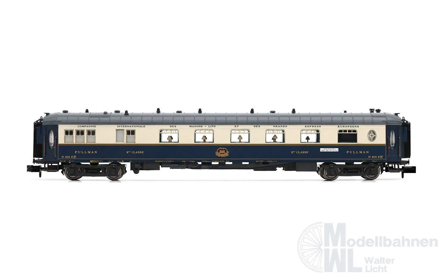 Arnold 4491 - Personenwagen Set CIWL Ep.II Edelweiss Pullmann Express 3.tlg. Set 2 N 1: