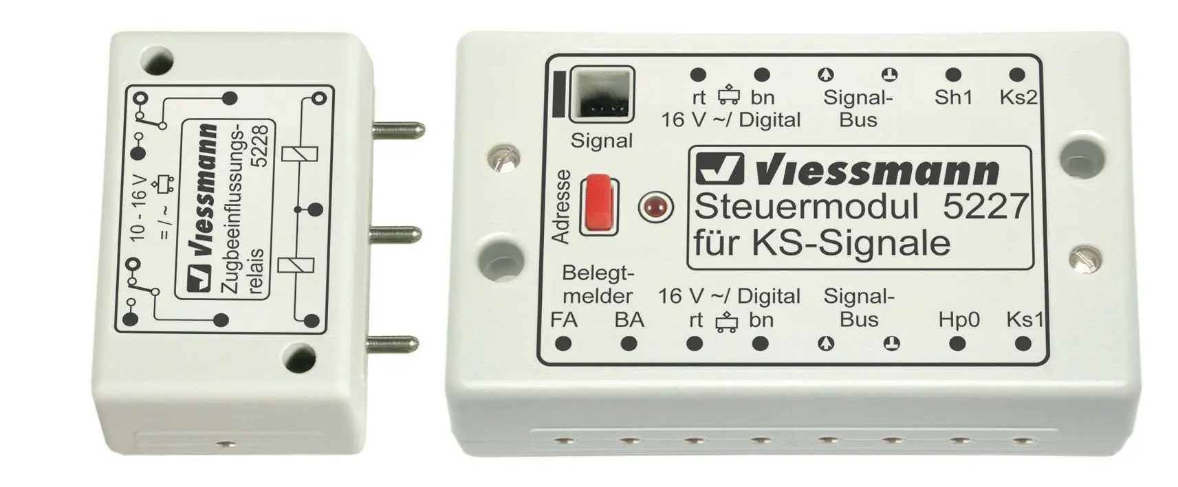 Viessmann 5227 - Relais doppelt monostabil 2 x 2 UM