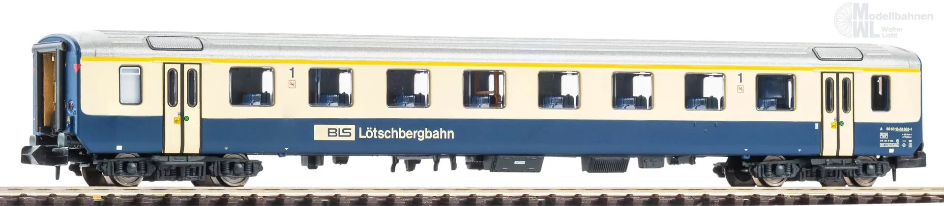 Piko 94386 - Personenwagen BLS Ep.V EW I 1.Kl. Wortmarke und Außenschwingtüren N 1:160