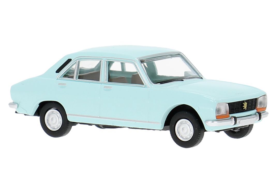 Brekina 29125 - Peugeot 504 in pastellblau H0 1:87