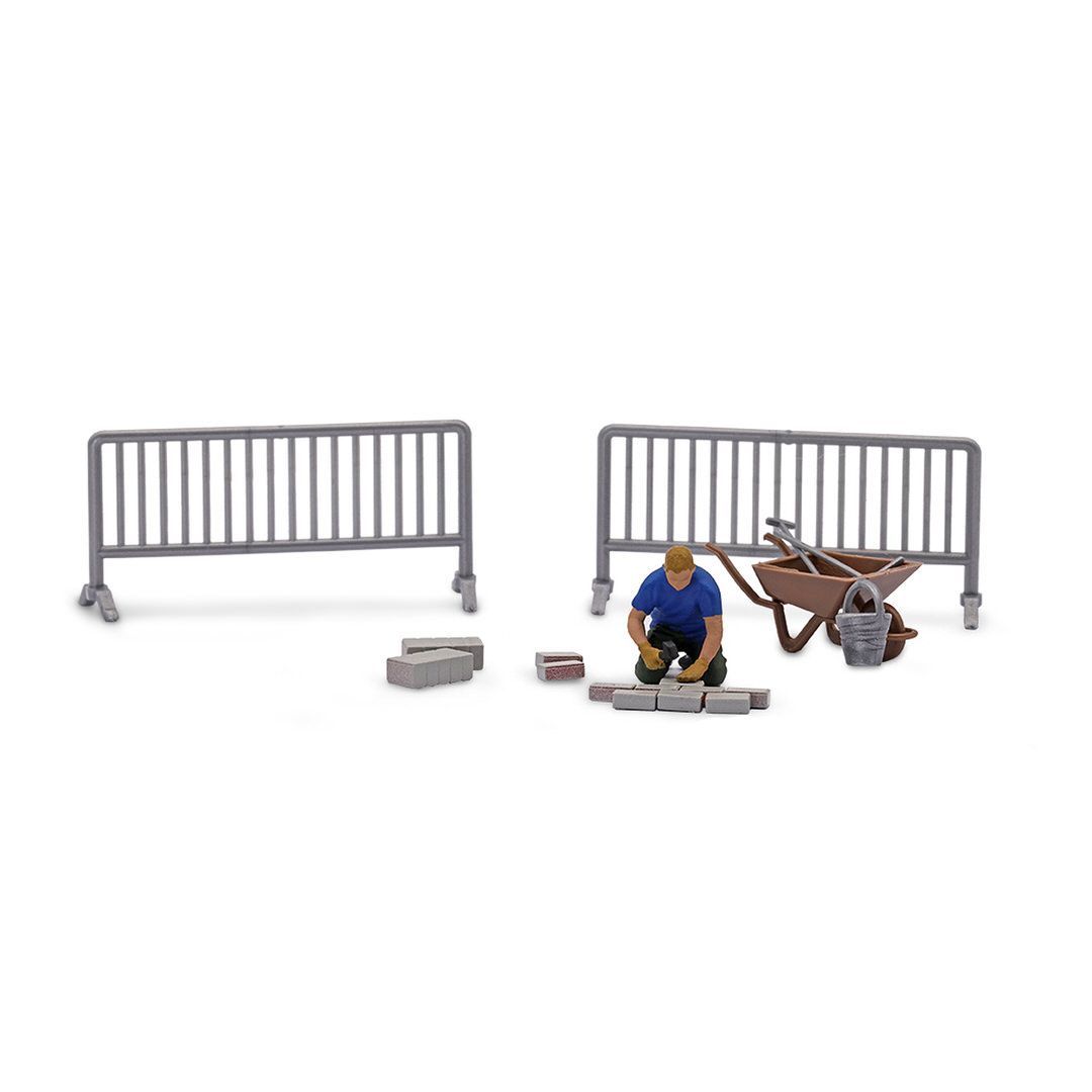 Busch 79877 - A-Set: Pflastersteine verlege H0 1:87