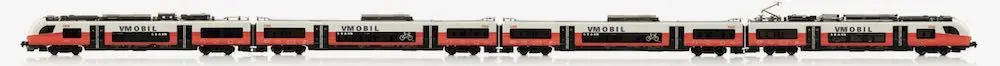 Jägerndorfer Modellbahn 49802 - Triebzug VMOBIL SBAHN Ep.VI 4.tlg. H0/GL Sound