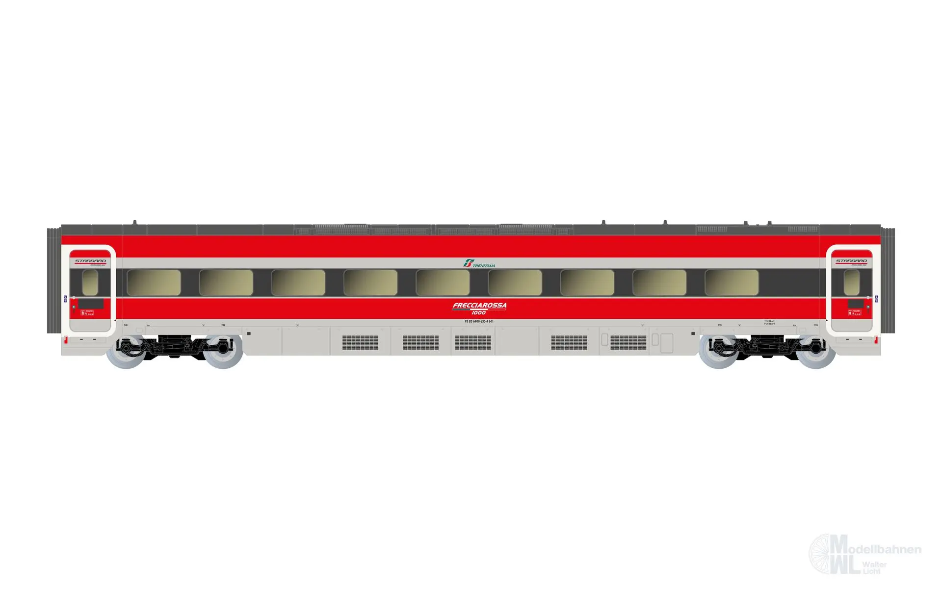 Arnold 3513 - Ergänzungswagen Set ETR 1000 FS Ep.VI Ducati 4.tlg. N 1:160