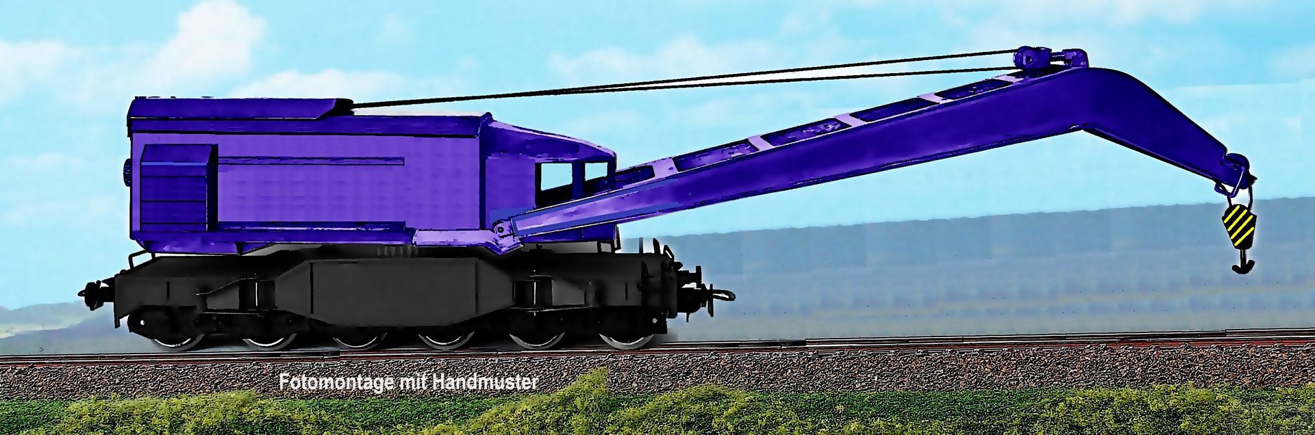 NPE NW29001 - Eisenbahnkran Kirow EDK 50 DR H0/GL