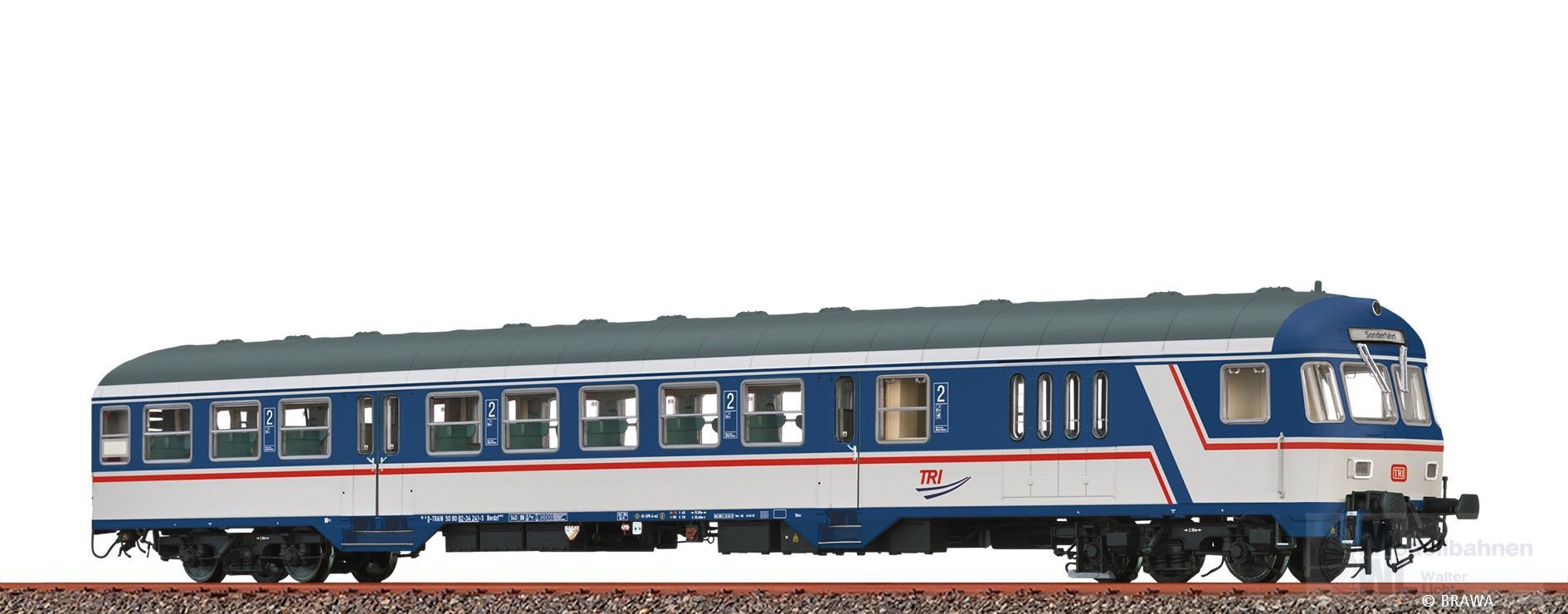 Brawa 46639 - Steuerwagen TRI Ep.VI Bnrdzf463.0 H0/WS DIGITAL EXTRA